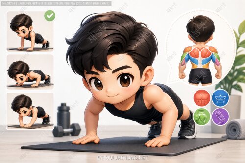 올바른 푸시업 자세와 근육별 효과 가이드