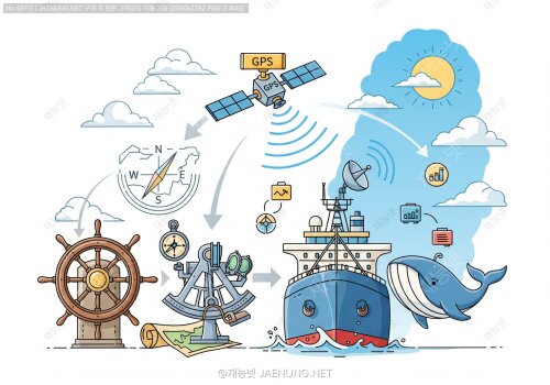 🌊 GPS와 AIS — 현대 선박 항해가실시간 위치 기반으로 진화한 혁명의 역사