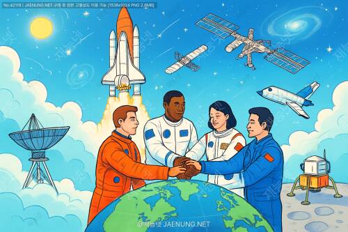 🚀 우주를 향한 인류의 협력, 항공우주 국제 협력과 다국가 우주 프로젝트를 통한 기술 공유의 모든 것