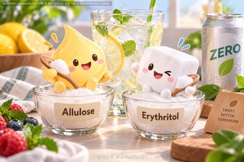 제로 음료의 단맛, 알룰로스와 에리스리톨은 무엇이 다를까