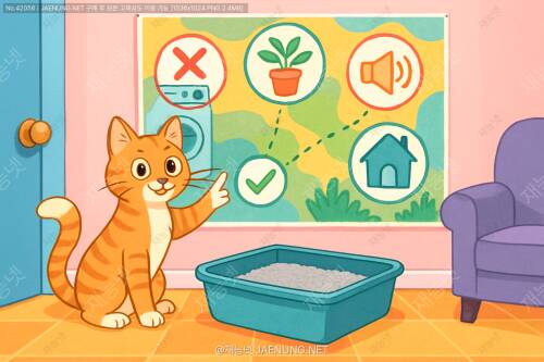 🐱 고양이 화장실 위치 선정 완벽 가이드 🚽