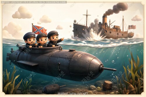 CSS 헌리(Hunley) — 1864년 세계 최초로적함을 격침시킨 잠수정의 전설