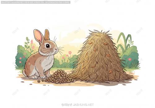 🐰 토끼 사료 vs 건초, 급여 비율은? 우리 토끼 밥상의 황금 비율 완전 정복!