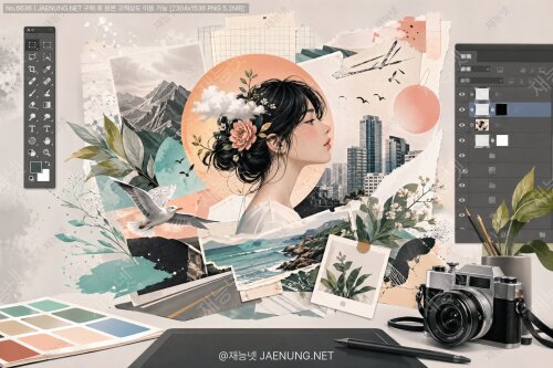 🎨 디지털 콜라주 아트 제작 가이드 🖼️
