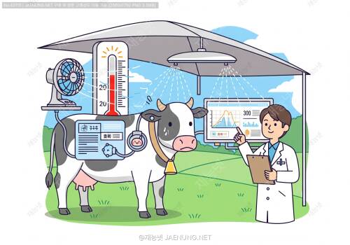 🐄 젖소의 더위 스트레스 지표: 우유 생산량을 지키는 과학적 관리법 🌡️
