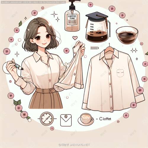 ☕️ 옷에 묻은 커피 얼룩 제거하는 방법 ☕️