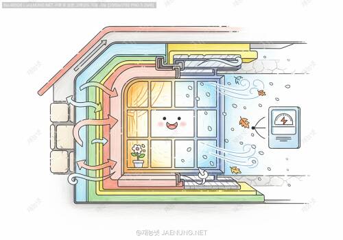 🏠 냉난방비 절감은 창문 구조에서 시작된다창문 하나 바꿨을 뿐인데 전기세가 달라진다고?!
