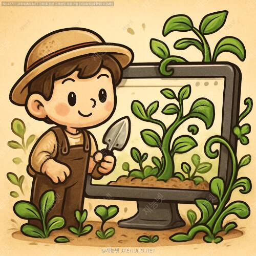 디지털 정원 가꾸기: 성장하고 변화하는 유기적 웹디자인 🌱🖥️