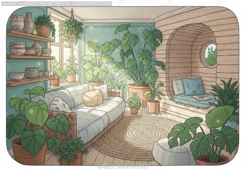 🌿 천연소재 인테리어가 주는 감정 안정 🏡