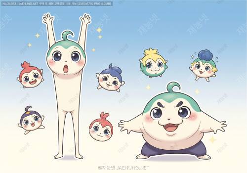 🎨 캐릭터 디자인에서 비례 변형과 과장법의 모든 것