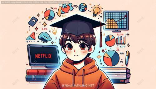 📊 넷플릭스 시청 시간으로 배우는 원그래프의 비밀 🍿