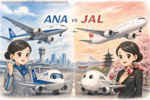 ✈️ ANA vs JAL — 일본 양대 항공사의철저히 다른 생존 전략과 브랜드 철학