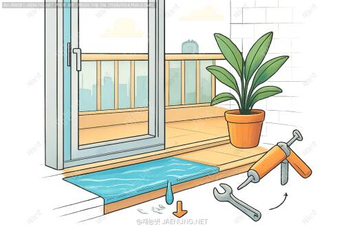🏠 베란다 문턱에 물이 고이는 이유와 해결방법 완벽 가이드 💧