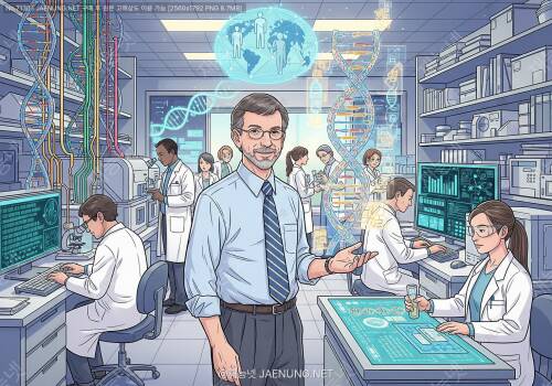 프란시스 콜린스의 인간 게놈 프로젝트 주도 🧬🔬