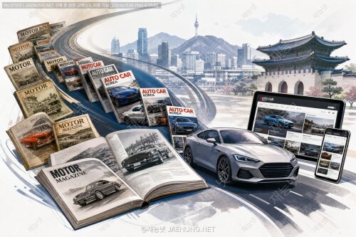 🚗 월간 모터매거진·오토카 코리아로 보는한국 자동차 전문 매체의 역사와 변천사