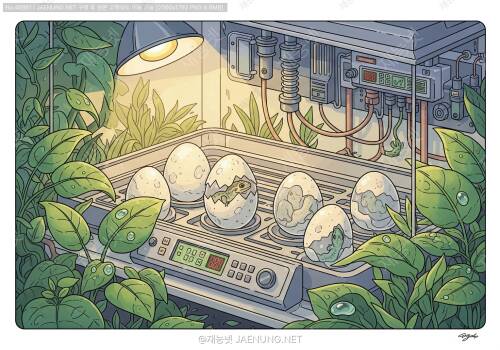 파충류 알 부화 조건과 관리법 완전 정복 🥚온도·습도부터 인큐베이터 세팅까지 다 알려줌