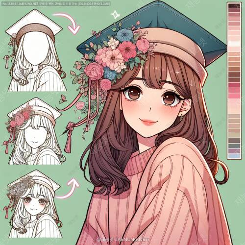 회화적 일러스트레이션: 디지털 페인팅을 벡터 레이어로 분해하기 🎨✨