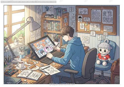 🎨 웹툰 작가의 작업 루틴과 창작 과정: 한 편의 웹툰이 탄생하기까지