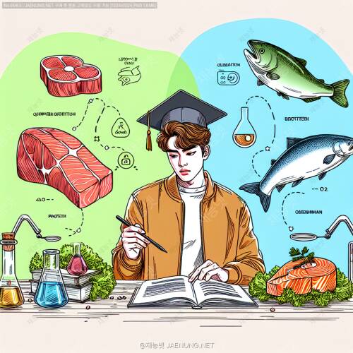 🍖 소고기 VS 연어: 단백질과 오메가-3의 영양 대결! 🐟