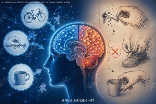 실행증의 신경학적 기전: 뇌가 "아는 것"과 "할 수 있는 것" 사이의 미스터리 🧠🔍