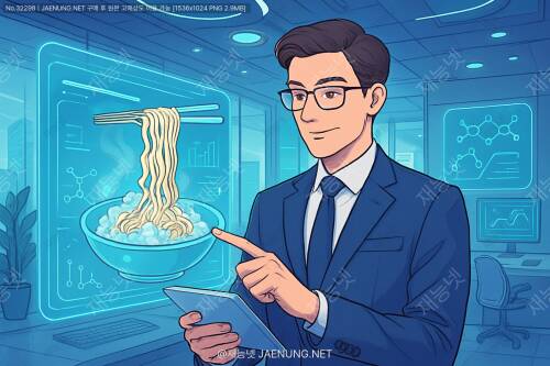 얼렸다 녹여도 탱글탱글! 냉동면의 마법, 전분 노화 억제 완전 정복 🍜