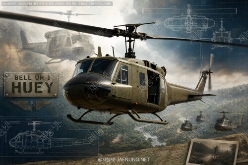 🚁 벨 UH-1 이로쿼이 '휴이(Huey)' — 베트남전의 상징이 된 헬리콥터, 그 탄생부터 현재까지의 모든 것