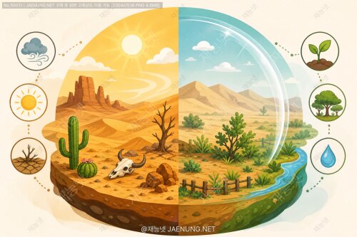 🏜️ 사막학: 사막의 형성과 특성,사막화 과정과 방지 대책