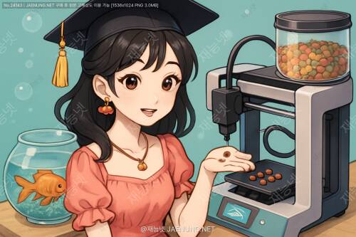 3D 프린터로 물고기 사료 맞춤 제작시대 🐟🖨️
