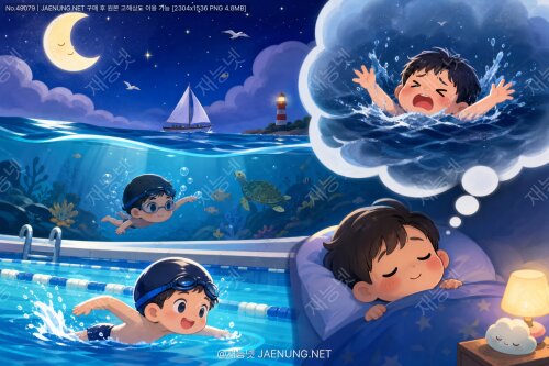 🌊 수영하는 꿈 해몽 완전 정복수영장·바다·익사 꿈이 전하는 무의식의 메시지