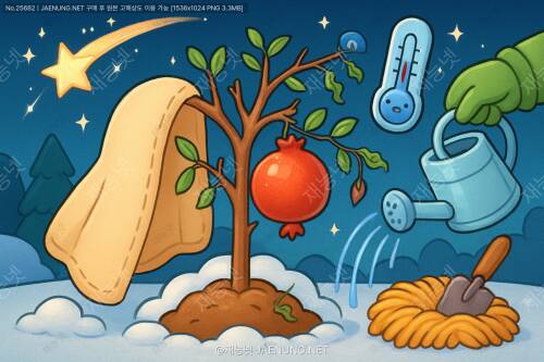🍎 석류의 겨울나기 완전정복! 내 석류나무 건강하게 월동시키는 방법 🍎