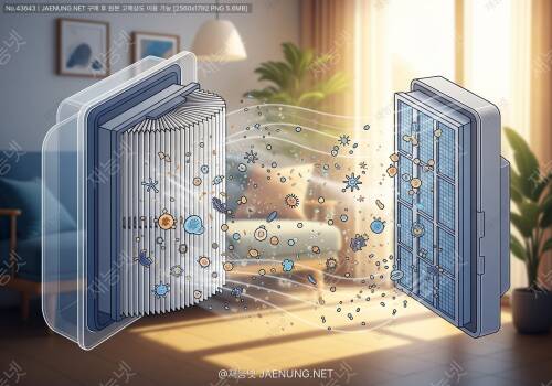 🌬️ 공기 청정기의 HEPA 필터와 정전기를 이용한 미세먼지 제거 원리: 우리 집 공기를 지키는 두 가지 마법