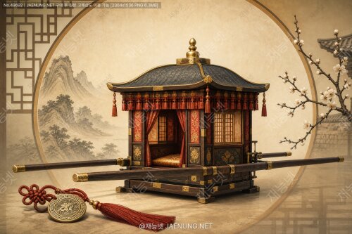 🪑 가마(Palanquin) — 조선 양반과 아시아 황족의 전통 운반 수단, 그 역사와 문화