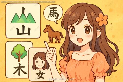 한자의 상형문자적 특성을 활용한 초간단 기억법 - 이미지로 배우는 한자의 세계 🧠✨