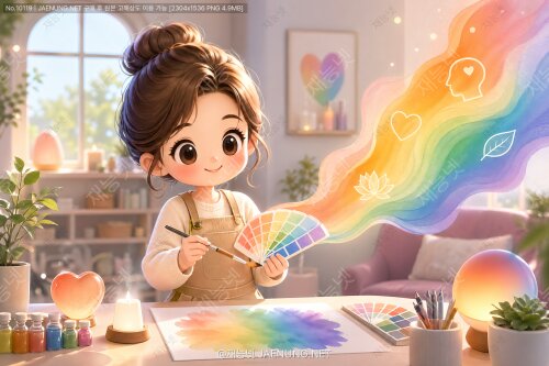 🌈 컬러 테라피와 디자인: 치유의 힘을 가진 그래픽? 🎨