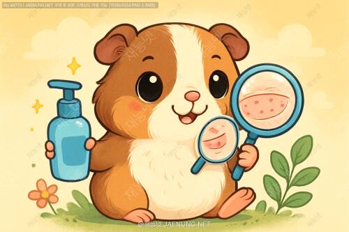 🐹 기니피그 피부병 예방 완벽 가이드 - 건강한 피부 관리의 모든 것