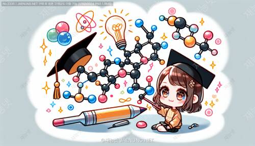 분자 구조 일러스트레이션 그리기: 과학과 예술의 만남 🧬🎨