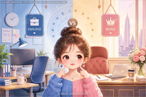 🌟 사주로 보는 월급쟁이 체질 vs 사장 체질 완전 구분법 — 당신은 어느 쪽인가요?