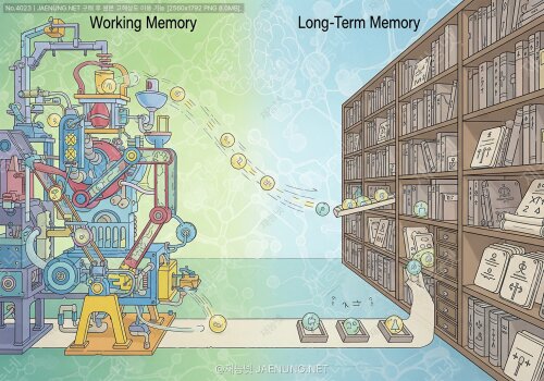 🧠 작업 기억 vs 장기 기억: 정보 유지와 저장의 차이