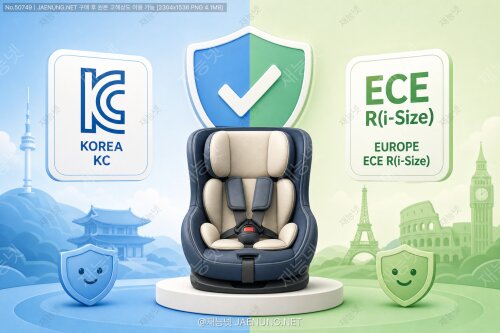 유아용 카시트 인증 기준 비교: 한국 KC 인증과 유럽 ECE R129(i-Size) 규정의 차이점