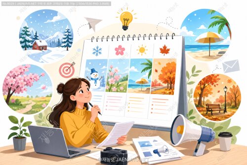 🌞🍁❄️🌸 계절성 이슈를 활용한 보도자료 기획 대작전! 🚀