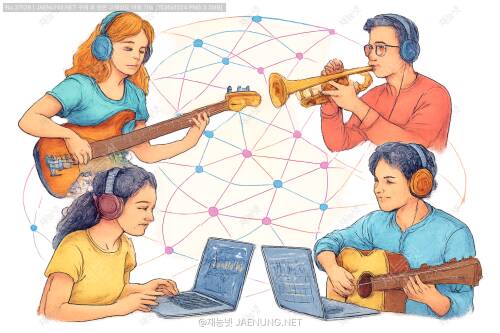 🎵 네트워크 뮤직과 원격 협업 시스템: 거리를 뛰어넘는 음악 창작의 새로운 시대