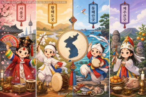 🌀 지방마다 완전히 다른 무속의 세계서울굿 · 황해도굿 · 동해안굿 · 제주큰굿4대 무속 전통 완전 비교 가이드