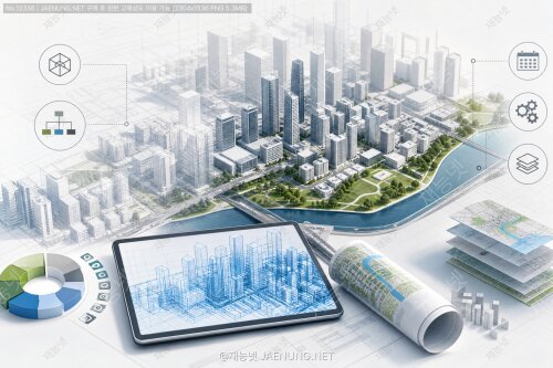 도시 계획을 위한 대규모 3D 모델링 프로젝트 관리 🏙️🖥️