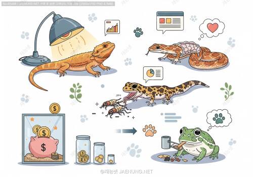 🦎 파충류 평생 양육 비용 완전 정복! 초기부터 노년까지 총정리 💰