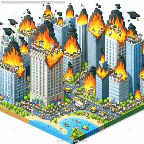 🔥 강남 초고층 빌딩 연쇄 화재: 도미노 효과의 공포 🔥