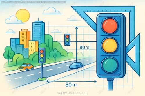 🚦 도로 신호등 간격의 도시 계획 기준: 우리가 몰랐던 신호등 배치의 과학