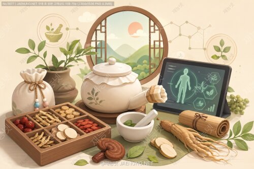 🌿 전통 의학 정보, 현대적으로 그리기 🎨