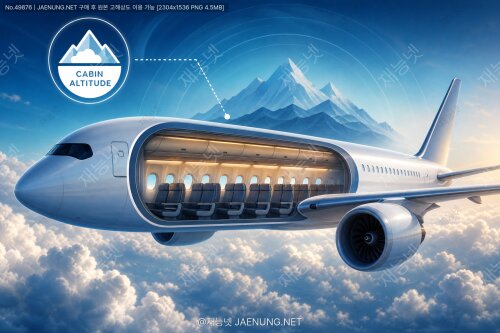 기내 캐빈 고도(Cabin Altitude)의 비밀비행기 안이 실제로 해발 2,400m 환경인 이유