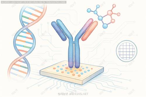 바이오 인터페이스 반도체의 생체 분자 고정화 화학 기술: 생명과 전자의 만남 💫