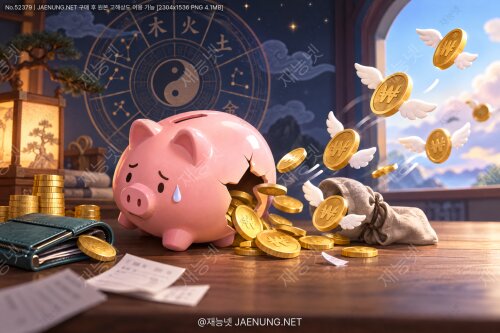 💸 돈을 아무리 벌어도 모이지 않는 사주, 왜 그럴까? 원인 8가지와 현실 해결법 🪙
